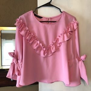 Pink blouse